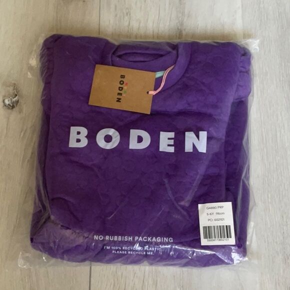 Boden Aggie Flower Jacquard Dress
Purple Topaz 5-6Y NWT in packaging - Picture 4 of 6